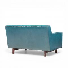 Edward Wormley Edward Wormley for Dunbar Mid Century Mahogany Loveseat Settee Sofa - 4560797