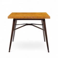 Edward Wormley Edward Wormley for Dunbar Mid Century Mahogany and Burlwood Flip Top Table - 4346034