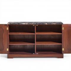 Edward Wormley Edward Wormley for Dunbar Mid Century Mahogany and Marble Credenza - 4591976