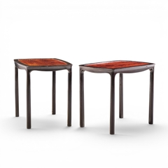 Edward Wormley Edward Wormley for Dunbar Mid Century Rosewood Side End Tables Pair - 4710175