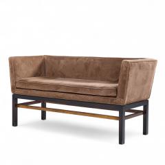 Edward Wormley Edward Wormley for Dunbar Mid Century Rosewood and Mahogany Settee Bench - 4346396