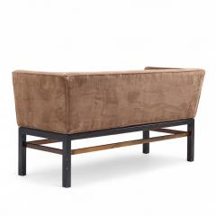 Edward Wormley Edward Wormley for Dunbar Mid Century Rosewood and Mahogany Settee Bench - 4346397