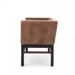 Edward Wormley Edward Wormley for Dunbar Mid Century Rosewood and Mahogany Settee Bench - 4346398