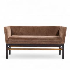 Edward Wormley Edward Wormley for Dunbar Mid Century Rosewood and Mahogany Settee Bench - 4346400
