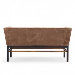 Edward Wormley Edward Wormley for Dunbar Mid Century Rosewood and Mahogany Settee Bench - 4346403