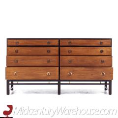 Edward Wormley Edward Wormley for Dunbar Mid Century Rosewood and Walnut Lowboy Dresser - 3684290