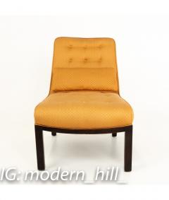 Edward Wormley Edward Wormley for Dunbar Mid Century Slipper Lounge Chairs Pair - 1850984