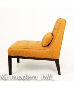 Edward Wormley Edward Wormley for Dunbar Mid Century Slipper Lounge Chairs Pair - 1850992