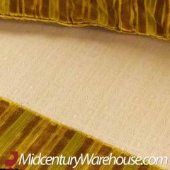 Edward Wormley Edward Wormley for Dunbar Mid Century Walnut Bracket Back Sofa - 3275560