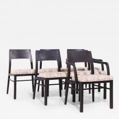 Edward Wormley Edward Wormley for Dunbar Mid Century Walnut Dining Chairs Set of 6 - 4159335