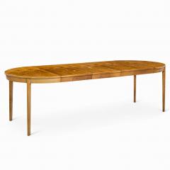 Edward Wormley Edward Wormley for Dunbar Mid Century Walnut Expanding Dining Table 4 Leaves - 4397457