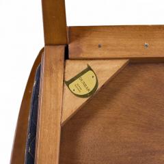 Edward Wormley Edward Wormley for Dunbar Mid Century Walnut and Cane Dining Chairs Set of 8 - 4345920