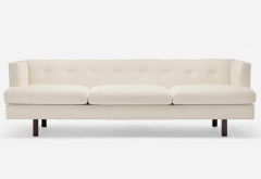 Edward Wormley Edward Wormley for Dunbar Model 2410 Sofa in Ivory Mid Century Modern Design - 4215529