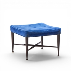 Edward Wormley Edward Wormley for Dunbar Model 5002 Mid Century Thebes Mahogany Stools Pair - 4711632