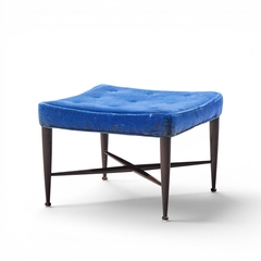 Edward Wormley Edward Wormley for Dunbar Model 5002 Mid Century Thebes Mahogany Stools Pair - 4711636