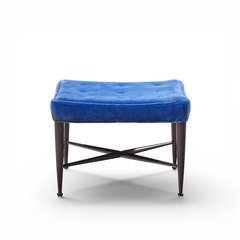 Edward Wormley Edward Wormley for Dunbar Model 5002 Mid Century Thebes Mahogany Stools Pair - 4711637