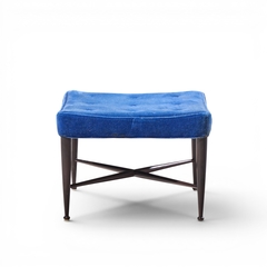 Edward Wormley Edward Wormley for Dunbar Model 5002 Mid Century Thebes Mahogany Stools Pair - 4711639