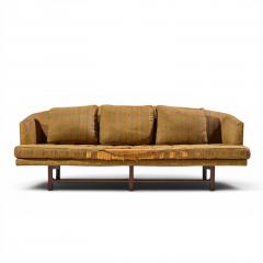 Edward Wormley Edward Wormley for Dunbar Model 5244 Mid Century Mahogany Sofa - 4659851