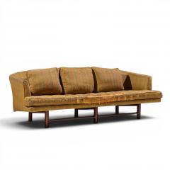 Edward Wormley Edward Wormley for Dunbar Model 5244 Mid Century Mahogany Sofa - 4659914