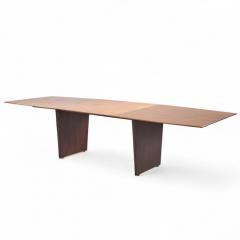 Edward Wormley Edward Wormley for Dunbar Model 5460 MCM TAWI Wood Dining Table with 3 Leaves - 4315324
