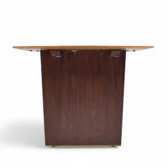 Edward Wormley Edward Wormley for Dunbar Model 5460 MCM TAWI Wood Dining Table with 3 Leaves - 4315326