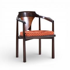 Edward Wormley Edward Wormley for Dunbar Model 935 Walnut and Rosewood Chairs Set of 8 - 4466102