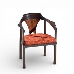 Edward Wormley Edward Wormley for Dunbar Model 935 Walnut and Rosewood Chairs Set of 8 - 4466110