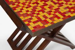 Edward Wormley Edward Wormley for Dunbar Occasional Table with Murano Mosaic Tiles - 2806578