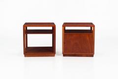 Edward Wormley Edward Wormley for Dunbar Pair of Cube End Tables 1947 - 4747756