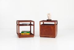 Edward Wormley Edward Wormley for Dunbar Pair of Cube End Tables 1947 - 4747759