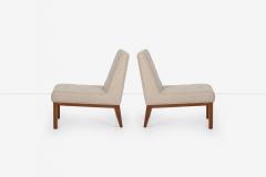 Edward Wormley Edward Wormley for Dunbar Pair of Slipper Chairs 1950 s - 3954865