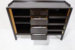 Edward Wormley Edward Wormley for Dunbar Rare Chest with Tambour Doors - 4445284