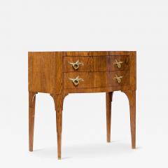 Edward Wormley Edward Wormley for Dunbar Rosewood and Brass Commode Console Chest of Drawers - 4401242