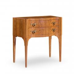 Edward Wormley Edward Wormley for Dunbar Rosewood and Brass Commode Console Chest of Drawers - 4493243
