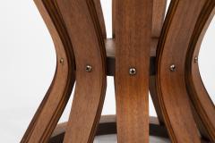 Edward Wormley Edward Wormley for Dunbar Sheaf of Wheat Side Table in Mahogany with Glass Top - 2231829