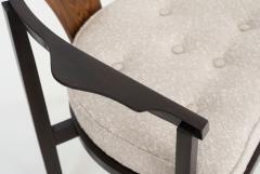 Edward Wormley Edward Wormley for Dunbar Six Dining Chairs Model 935 Horseshoe Chairs 1965c  - 4638701