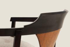 Edward Wormley Edward Wormley for Dunbar Six Dining Chairs Model 935 Horseshoe Chairs 1965c  - 4638704