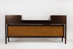 Edward Wormley Edward Wormley for Dunbar Solid Brazilian Rosewood Tambour Desk Model 912C - 1148530