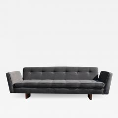 Edward Wormley Edward Wormley for Dunbar Split Arm Sofa with Walnut Base - 2791134