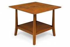 Edward Wormley Edward Wormley for Dunbar Square Top Triangle Grain Wooden End Side Table - 2792249