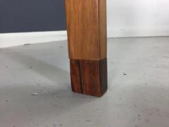 Edward Wormley Edward Wormley for Dunbar Walnut Side Table with Rosewood and Aluminium Accents - 2487802
