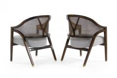 Edward Wormley Edward Wormley for Dunbar Y Back Captain Chairs - 532195