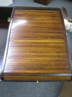 Edward Wormley Excellent Rosewood Roll Top Desk by Edward Wormley for Dunbar Mid Century Modern - 1252470