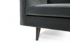 Edward Wormley Extra Long Edward Wormley for Dunbar Sofa in Granite Velvet - 330144