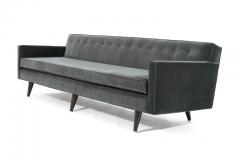 Edward Wormley Extra Long Edward Wormley for Dunbar Sofa in Granite Velvet - 330147