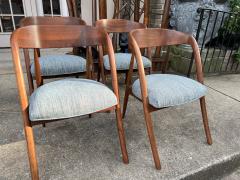 Edward Wormley FOUR MID CENTURY MODERN COMPASS DINING CHAIRS ATTRIBUTED TO EDWARD WORMLEY - 3319605