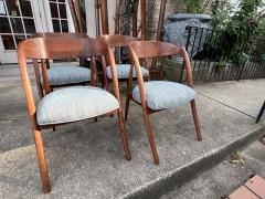 Edward Wormley FOUR MID CENTURY MODERN COMPASS DINING CHAIRS ATTRIBUTED TO EDWARD WORMLEY - 3319608