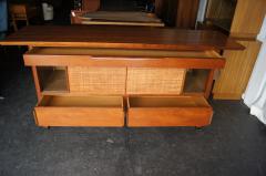 Edward Wormley Large Sideboard with Rattan Front by Edward Wormley for Dunbar - 113040