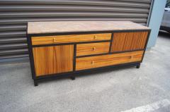 Edward Wormley Marble Topped Tawi Wood Sideboard by Edward Wormley for Dunbar - 975475