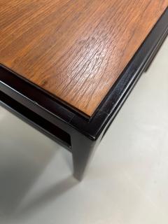 Edward Wormley Mid Century Dunbar Style Nesting Tables in Walnut and Ebonized Frames - 4317410